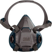 3M - Respirateur À Demi-Masque Série 6500, Silicone, Grand, paquet de 3-Matériau du masque Silicone