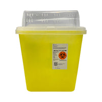 Conteneur pour objets tranchants, jaune, 7,61 L-Peut être stérilisé par autoclave ou incinération pour l’éliminer complètement