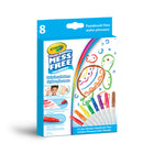 Crayola - Color Wonder Stylos-pinceaux sans dégâts - Paquet de 8-PEINTURES POUR ENFANTS : Laissez les enfants explorer les jeux sensoriels avec des peintures conçues pour les artistes débutants