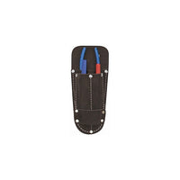 Kuny’sMC Leather – Ceinture à outils avec pochette utilitaire, noir (PH-38)-Matériau : Cuir