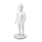 Can-Bramar - RP Kid Abstract Fiberglass Mannequins Set - Blanc Brillant - Paquet de 3-Mannequin de bébé (RPK-1) : Hauteur : 31 po (78,7 cm), Épaules : 24 ½ po (62,2 cm), Poitrine : 18 po (45,7 cm), Taille : 18 po (45,7 cm), Hanches : 18 4/16 po (46,4 cm), Base : 11 12/16 po (30 cm).