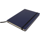 JAM PaperMD – Carnet à couverture rigide avec fermeture à élastique, bleu, grand, 5 7/8 x 8 1/2 po-Dimensions : 5,88 x 8,5