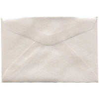JAM Paper Enveloppes, argenté translucide, 3drug, 2,31 x 3,62 po, 100/paquet-Couleur : Platine argenté