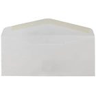 JAM Paper Enveloppes à fenêtre no 10, 4 1/8 x 9 1/2 po, blanc, 500/paquet-Fermeture gommée