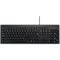 Kensington - Clavier USB filaire bilingue anglais et français canadien - Noir-Type : clavier filaire