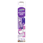 Swiffer - PowerMop Kit multi-surfaces pour le nettoyage des sols-Le kit comprend 1 x appareil PowerMop, 2 x tampons de vadrouille, 1 x solution de nettoyage des sols avec un parfum frais et 2 piles