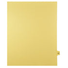 Markmaker - 25 tabs/PQT,5 PQT/Boite, Intercalaires imprimes Legal, Chamois, 1/15th coupe| format lettre, sans trous, Numero 133-Intercalaires imprimes Legal