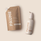 Paume - Bouteille de nettoyant exfoliant pour mains 250 ml et Recharge pour nettoyant exfoliant pour mains 500 ml-Formulé pour ceux qui ont les mains sèches et gercées, qui ont la peau sensible et qui ont besoin de nettoyants doux pour leurs mains.