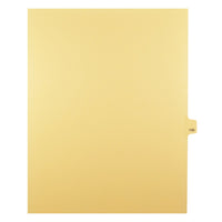 Markmaker - Intercalaires imprimes Legal, Chamois, 1/25th coupe, format lettre, sans trous, 25 tabs/PQT, 5 PQT/Boite, Numero 140-Intercalaires imprimes Legal