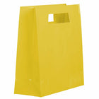 Jam Paper - Sacs-cadeaux brillants découpés à l'emporte-pièce avec poignée rectangulaire - Grand - 15 po x 5 1/2 po x 15 po - Jaune - Paquet de 3-Quantité : Vendu à l'unité