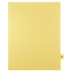 Markmaker - 25 tabs/PQT,5 PQT/Boite, Intercalaires imprimes Legal, Chamois, 1/15th coupe| format lettre, sans trous, Numero 163-Intercalaires imprimes Legal
