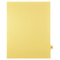 Markmaker - 25 tabs/PQT,5 PQT/Boite, Intercalaires imprimes Legal, Chamois, 1/15th coupe| format lettre, sans trous, Numero 163-Intercalaires imprimes Legal