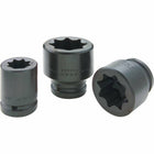 Gray Tools – Prise de 1 5/16 x 3/4 (po) à 8 pans, longueur standard, douille à choc-Taille : 1 5/16 po