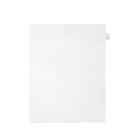 Mark Maker – Onglets séparateurs juridiques blancs, 1/26 onglets, format lettre, sans trous, lettre C, 25/paquet-Onglets séparateurs blancs, 1/26 onglets