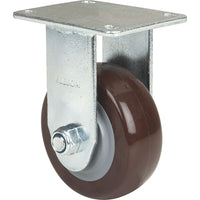 Kleton - Roulette, Fixe, 4po (101,6 Mm), Polyuréthane, 440 Lb (199,58 Kg), paquet de 12-Dia. des trous de boulon 5/16po (7,93 mm)