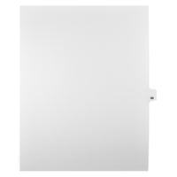 Markmaker - Intercalaires imprimes Legal, Blanc, 1/25th coupe, format lettre, sans trous, 25 tabs/PQT, 5 PQT/Boite, Numero 89-Intercalaires imprimes Legal