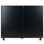 Winsome - Classeur mobile 20630 Halifax, fini noir-Dimensions intérieures du tiroir (po) : 15,9 lar. x 11,8 prof. x 2,6 haut.
