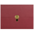 St. James - Porte-certificats/porte-documents - Sceau d'or avec un ruban d'or - bourgogne - paquet de 5-Ajoutez une touche d'élégance, de cérémonie et de sincérité à l'attribution de reconnaissance