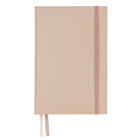 Gry Mattr - Cahier de notes à couverture rigide A5, papier de pierre ligné, 160 pages, rose-Deux signets à ruban