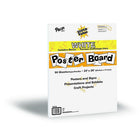 Pacon Carton affiche Super Value, blanc, 22 po x 28 po, 50 feuilles-Épaisseur économique de 11 pt.