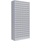 Metalware – Étagère sans boulons RK980, 19 tablettes, 36 x 12 x 76 po, gris pâle-Système de tablettes ajustables offrant un espace de rangement solide, mais économique qui convient à vos besoins