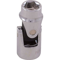 Gray Tools – Douille cardan, 6 pans, à prise 15 mm x 3/8 po, fini chromé-Taille : 15 mm