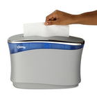 Kleenex - Distributrice d'essuie-mains de comptoir Reveal - 13,3 po x 9 po x 5,2 po - convient à certains essuie-mains pliés Kleenex - Gris doux-Compatible avec les essuie-mains Kleenex Reveal et Kleenex Scottfold