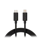Veho - Câble de charge et de synchronisation Pebble USB-C vers Lightning 1 m/3.3 pi - Noir-Chargez et synchronisez les appareils portables, appareils photo, téléphones intelligent, tablettes sur votre ordinateur portable ou ordinateur