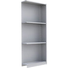 Metalware – Étagère enclenchable RK316, 4 tablettes, 36 x 18 x 88 po, gris pâle-Système de tablettes ajustables offrant un espace de rangement solide, mais économique qui convient à vos besoins
