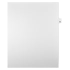 Markmaker - Intercalaires imprimes Legal, Blanc, 1/25th coupe, format lettre, sans trous, 25 tabs/PQT, 5 PQT/Boite, Numero 82-Intercalaires imprimes Legal