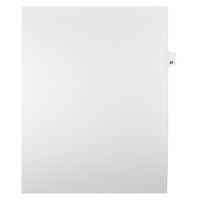 Markmaker - Intercalaires imprimes Legal, Blanc, 1/25th coupe, format lettre, sans trous, 25 tabs/PQT, 5 PQT/Boite, Numero 82-Intercalaires imprimes Legal
