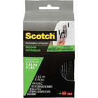 ScotchMC – Attaches pour l’intérieur, 3/4 po x 5 pi, noir, 1 ensemble/paquet-Range-tout idéal pour les placards de rangement ou les aires de travail