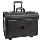 Nextech - Porte-documets à roulettes - 15,6 po ordinateur portable - Noir-Fabriqué en similicuir
