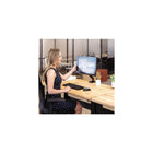 Fellowes - Support articulé pour un écran Platinum Series - blanc-Se monte facilement sur la majorité des bureaux d’une épaisseur entre .4 po et 3.35 po. ou