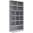 Metalware – Étagère enclenchable RK260, 7 tablettes, 36 x 18 x 76 po, gris pâle-Système de tablettes ajustables offrant un espace de rangement solide, mais économique qui convient à vos besoins