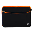 Housse de Protection Ordinateur Vangoddy Pochette PC Portable Ultrabook Sacoche Laptop Compatible 15,6 po, Noir et Orange-Convient aux ordinateurs portables de 15,6 pouces