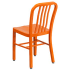 Chaise pour l’intérieur et l’extérieur, métal, orange (CH-61200-18-OR-GG)-4