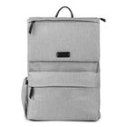 Bugatti, BKP2229BU-GREY – Collection Reborn – Sac à dos ultraléger – Fait de matériaux recyclés à 100% - Gris-49 x 37 x 11,5