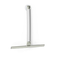 Alto – Racloir extensible de douche, argent chromé-Poignée ergonomique courbée permettant d’allonger le racloir jusqu’à 18 po