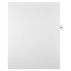 Markmaker - Intercalaires imprimes Legal, Blanc, 1/15th coupe, format lettre, sans trous, 25 tabs/PQT, 5 PQT/Boite, Numero 156-Intercalaires imprimes Legal