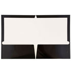 JAM PaperMD – Chemises de présentation lustrées avec deux pochettes, noir, 50/paquet-Capacité : 200 feuilles