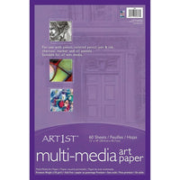 Pacon Corporation - Papier couché plurimédia blanc de qualité supérieure Art1st, 12 x 18 po, 3/paquet (PAC4843)-80 lb