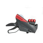 Meto - Pistolet étiqueteur 3329 à 3 lignes, gris avec Flairs rouges, (9441779)-2