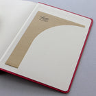 Letts - Agenda perpétuel 5 ans Icon - 8-1/4" x 5-3/4" - Rouge-Ruban marque-page