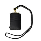 ASHLIN DESIGNER - ENRIQUE, I.D. Cordon, cuir végétalien, noir-Panneau arrière: 3 poches en biais pour cartes