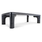 Support de moniteur réglable Allsop Hi-Lo - Noir-Dimensions: 15,8 L x 9,5 P x 2,8 - 4 H po