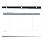 Blueline – Sous-mains non daté hebdomadaire, 11 x 8 1/2 po, anglais (A181752)-52 semaines