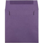 JAM Paper Enveloppes carrées pour invitations à fermeture gommée, 8 1/2 x 8 1/2 po, violet foncé, 100/paquet-Taille : 8 1/2 x 8 1/2 po
