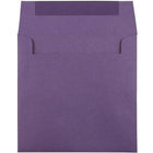 JAM Paper Enveloppes carrées, 7,5 x 7,5 po, violet foncé, 25/paquet (263919267)-Enveloppe en papier violet