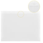 St. James – Cartes de correspondance, motif de croix, pliables à 5 1/2 po x 4 1/4 po, 65 lb, blanc, paq./50-Papier cartonné blanc de 65 lb, simple mais élégant